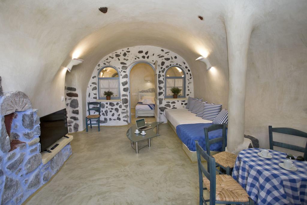 Αura Cave Villa Fira  Bagian luar foto