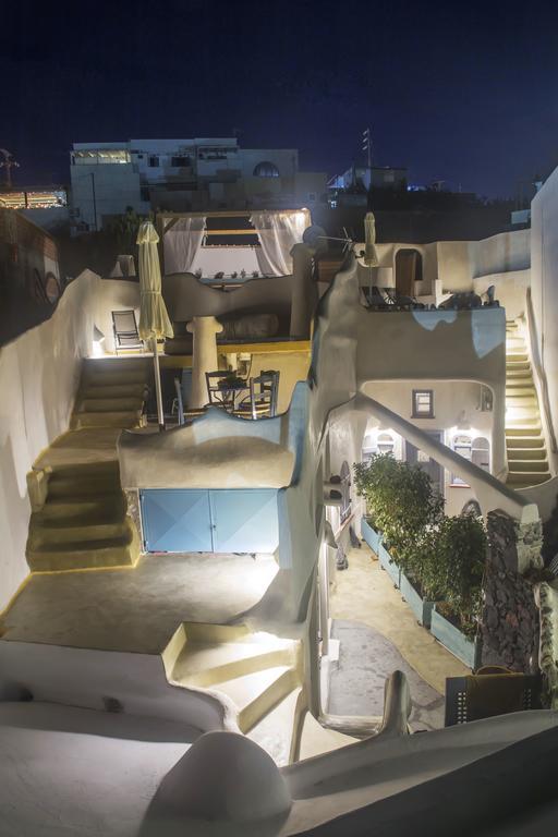 Αura Cave Villa Fira  Bagian luar foto